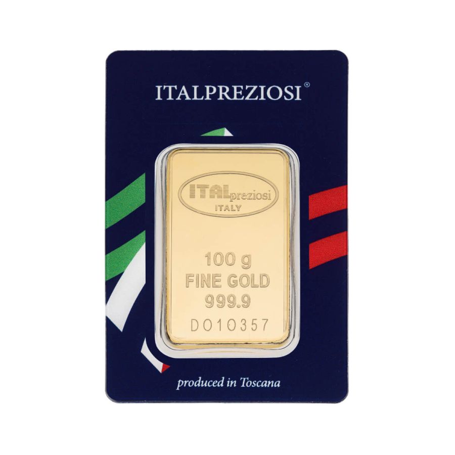 Lingotto in oro 24kt - 100gr