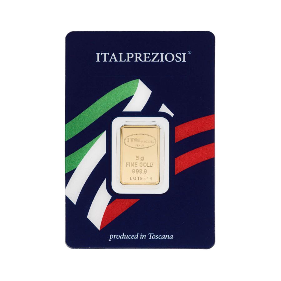 Lingotto in oro 24kt - 5gr